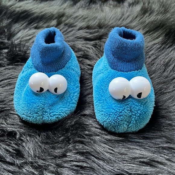 Monster Puppet Cookie Slippers Sesame Street Slippers